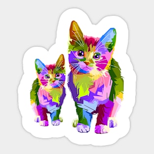 CUTE KITTENS CAT KITTY Sticker